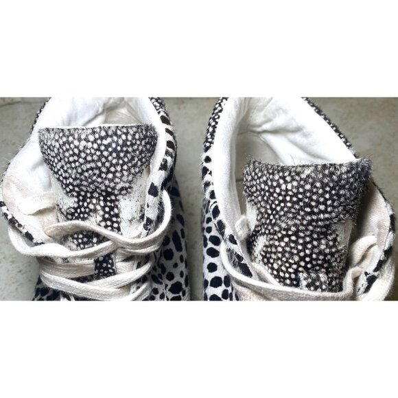 Madewell High-Top Animal Print Sneakers With Lace-Up Closure For Casual Wear - Picture 8 of 9